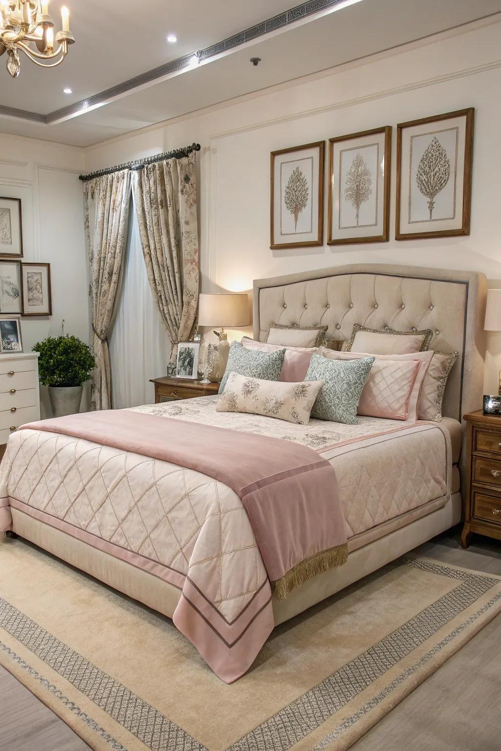 Coordinated color schemes bring design harmony.