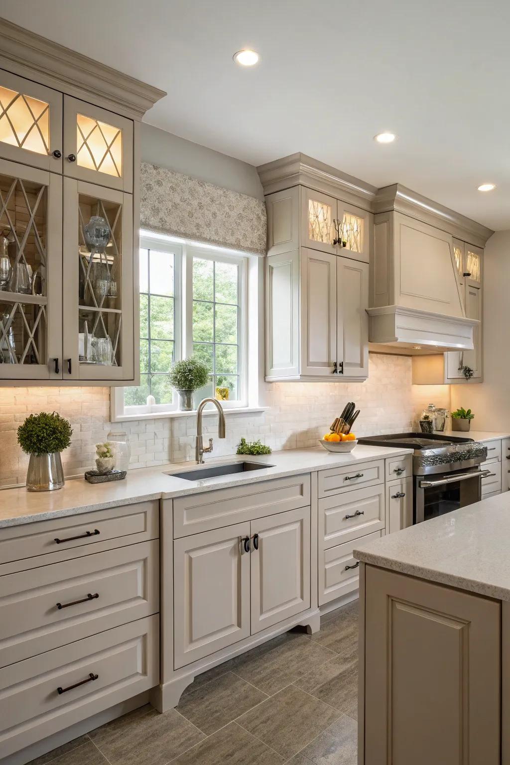 Flat coatings deliver a sophisticated and understated kitchen aesthetic.