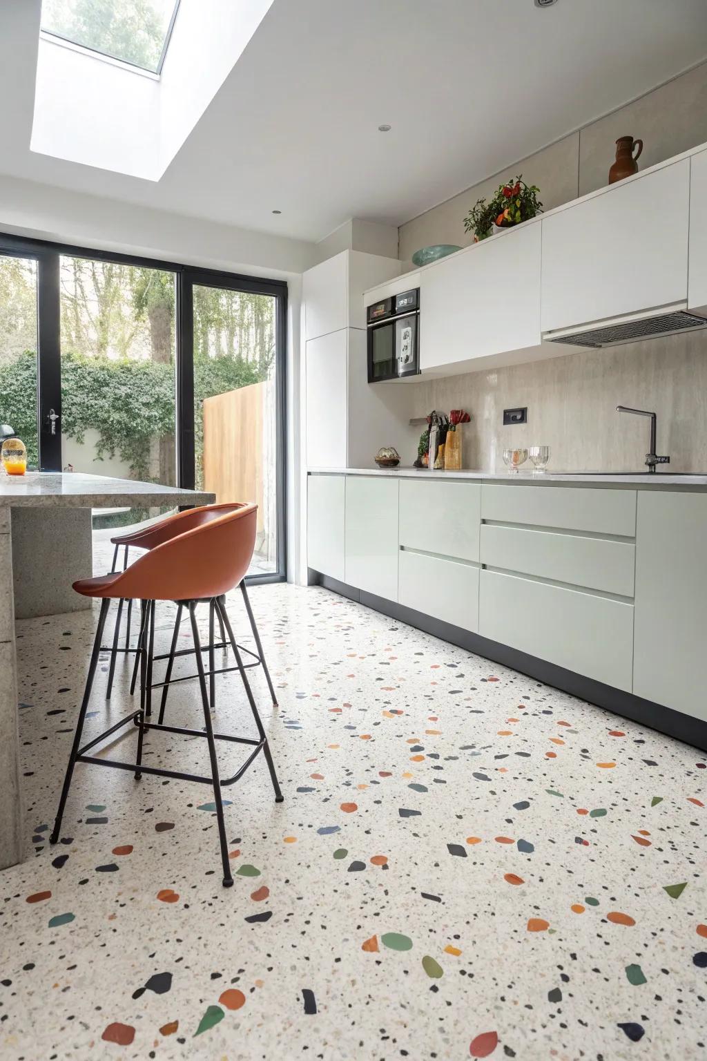 Terrazzo: where playfulness meets sophistication.