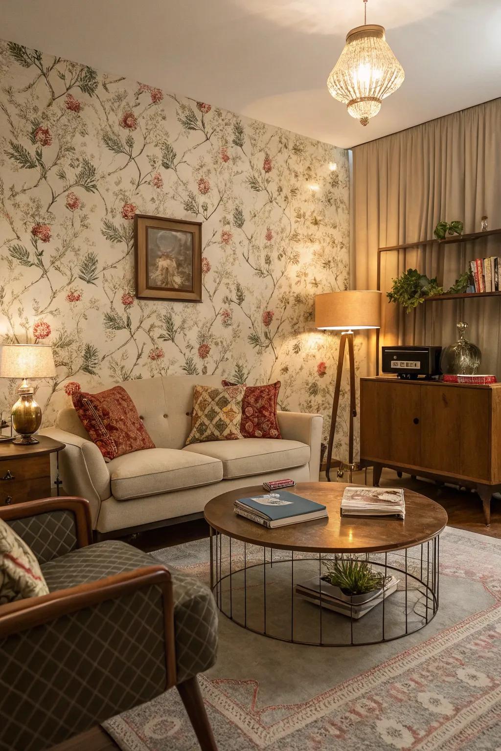 Retro patterns add a playful, nostalgic touch.