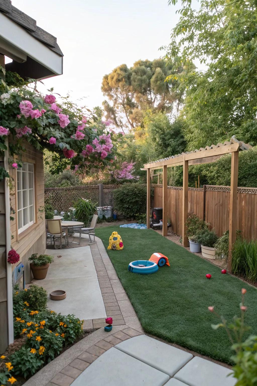 A versatile expanse uniting leisure and play for every family affiliate.