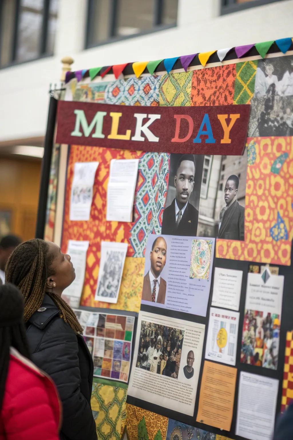 A kaleidoscope of hopes celebrating the vibrant legacy of MLK.