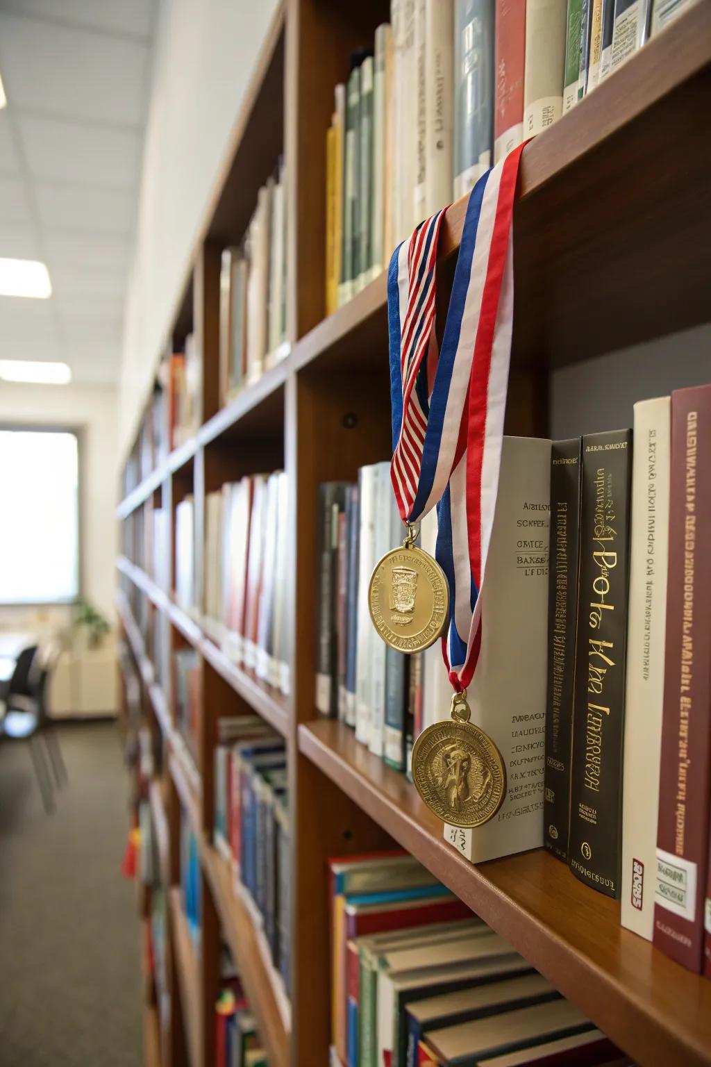 Turn your furniture into functional medal displays.