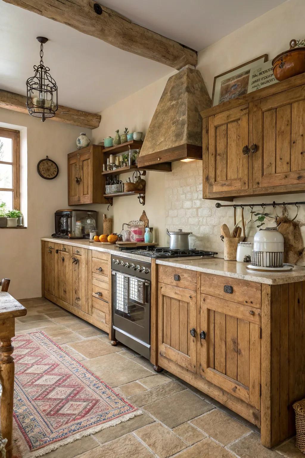 Reclaimed timber bestows unparalleled individuality and sustainability.