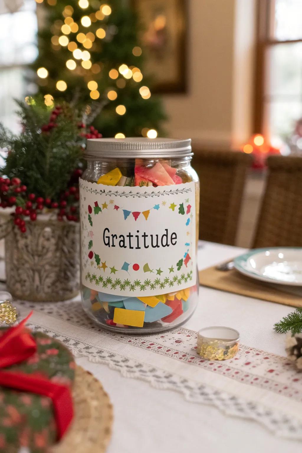 A considerate appreciation container that's great for festive reflections.