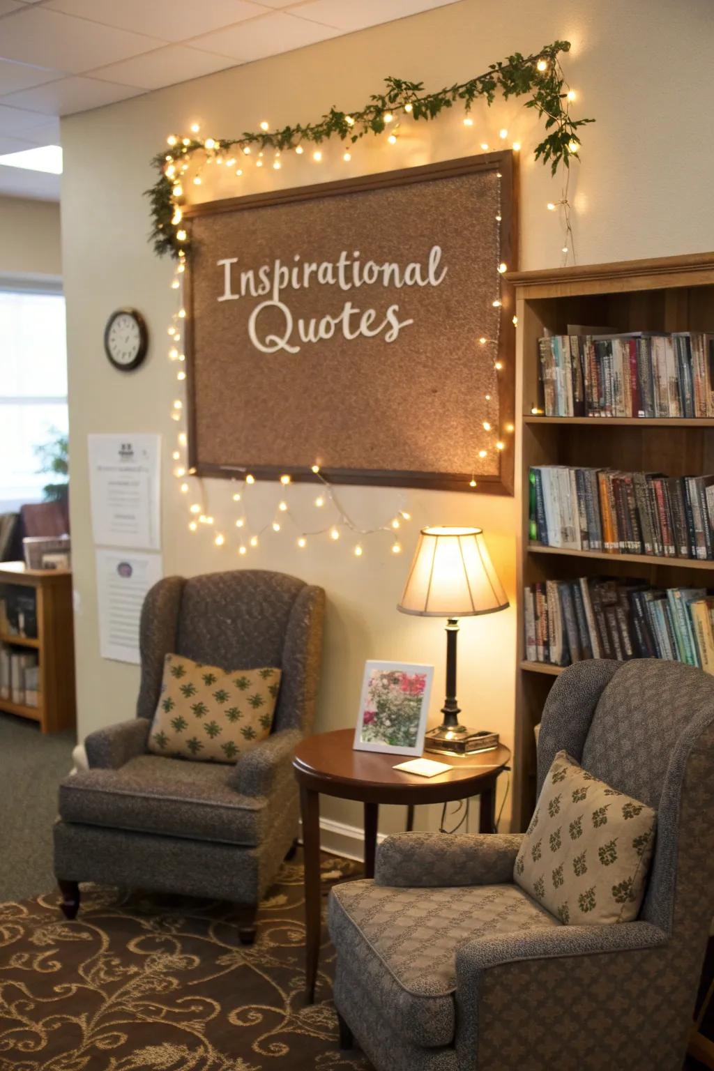 Uplifting words for daily motivation.