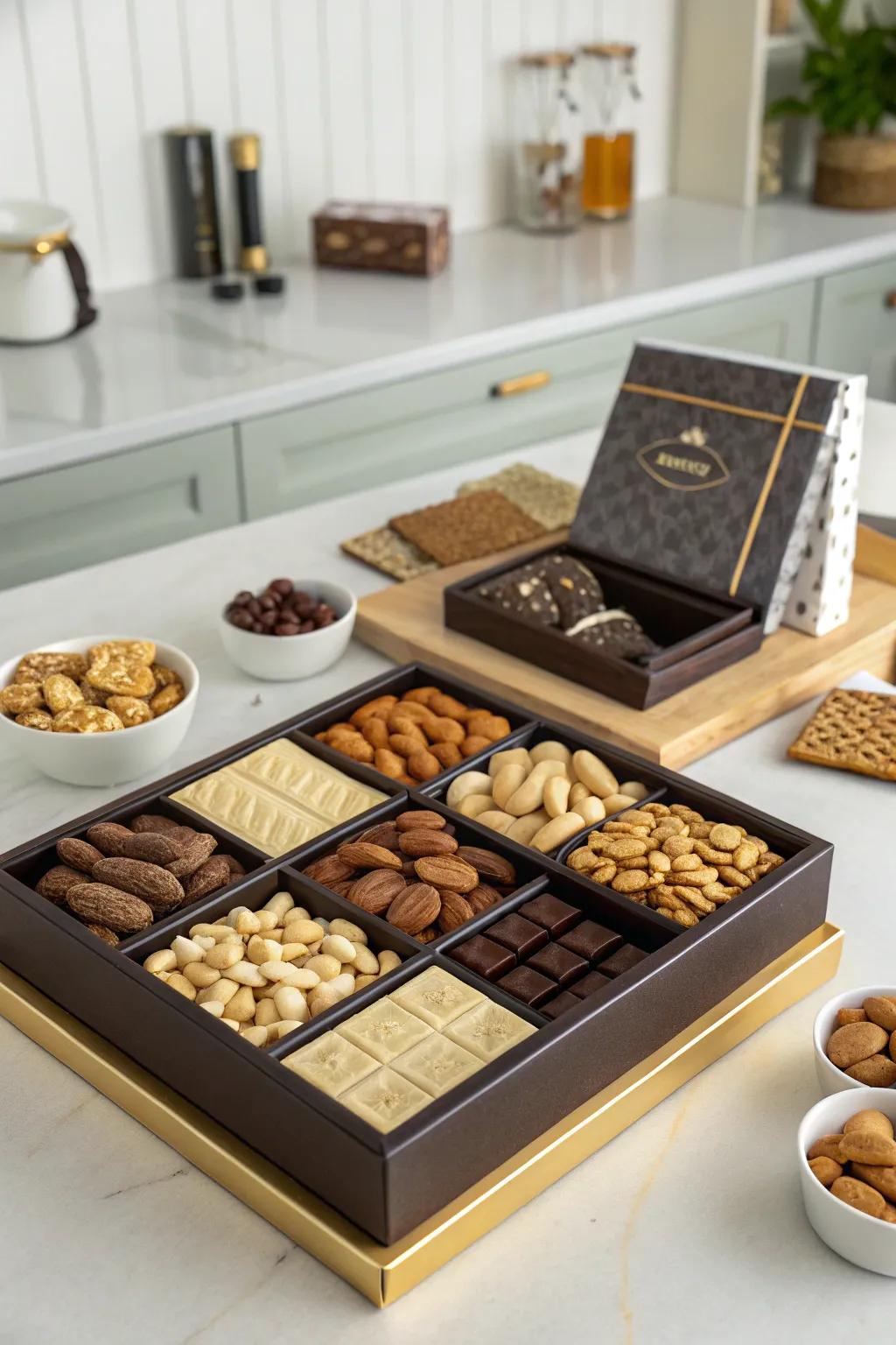 An enjoyable variety of favorite snacks.