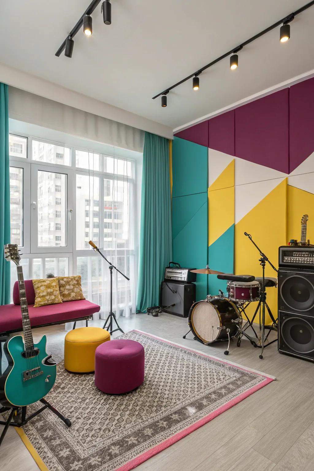 Colors are essential in establishing the ambiance.