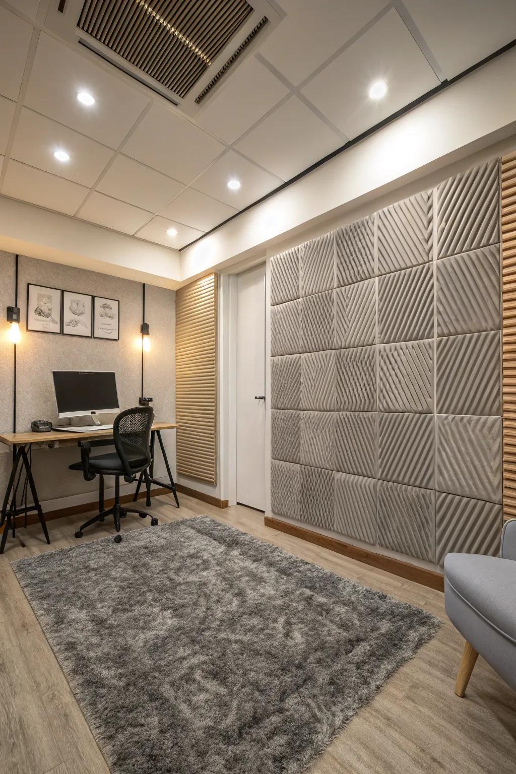 Noise canceling solutions create a quieter and more focused workspace.