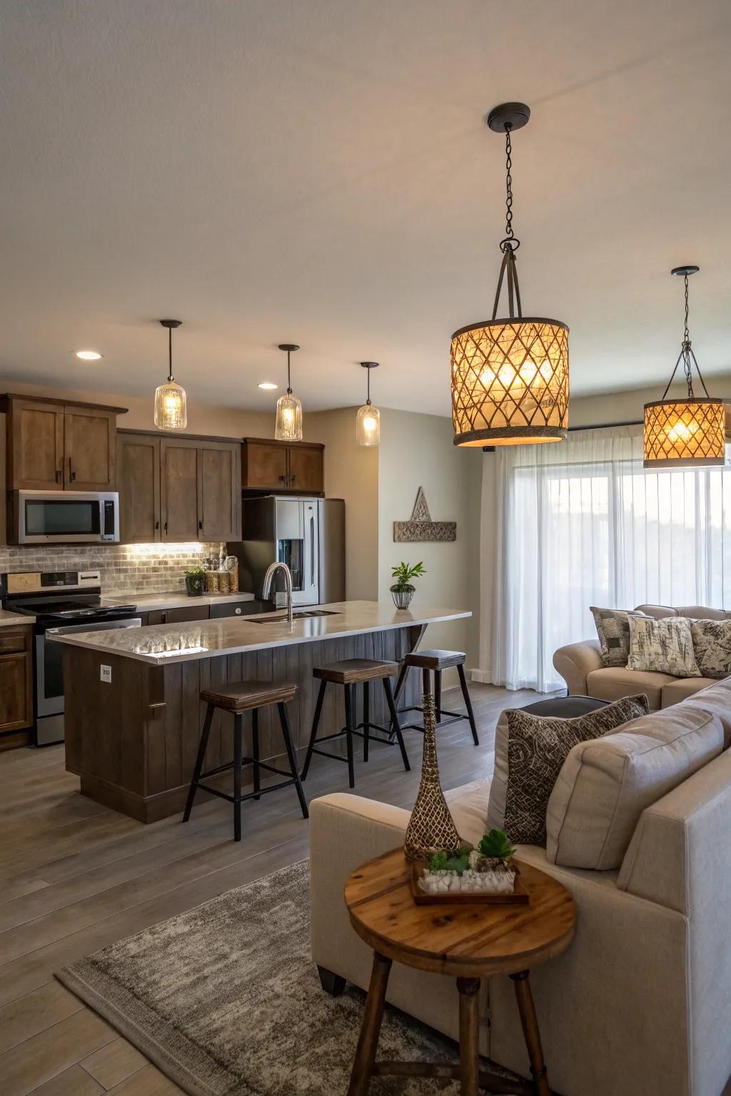 Fashionable illumination adds character and purpose.