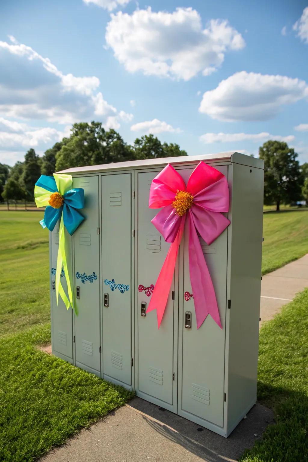Incorporate charm through refined ornamental ribbons.