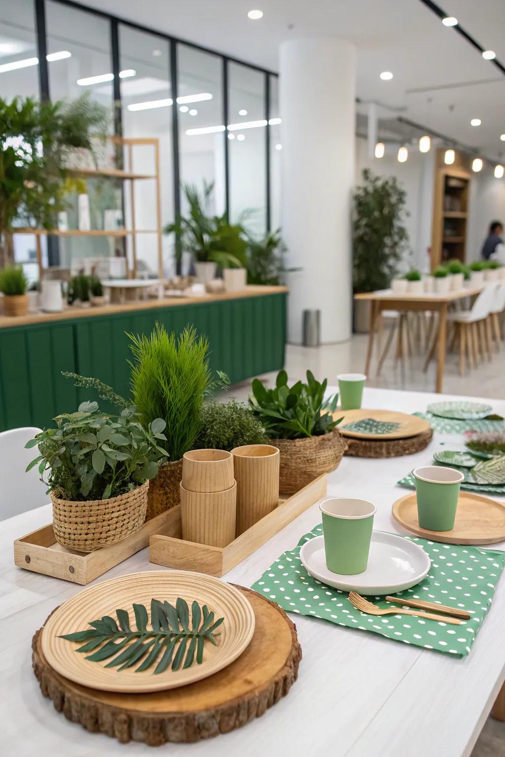 Eco-conscious ornamentations that are both elegant and sustainable.