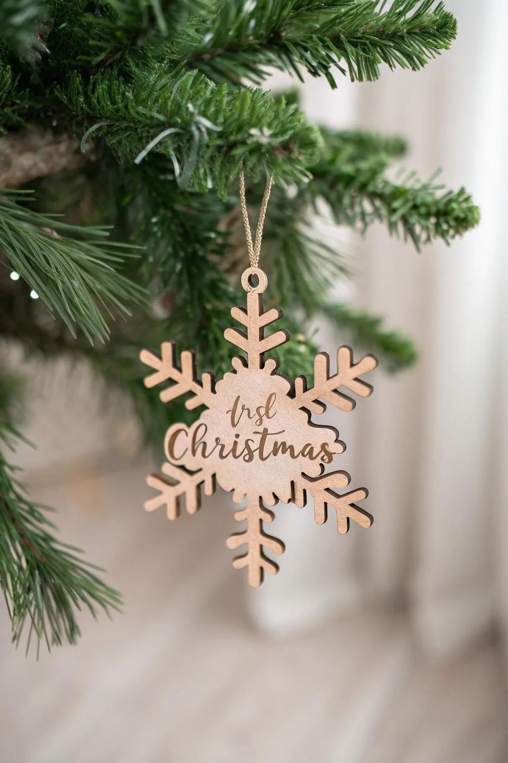 Treasure every first with a touch of natural elegance. 🌿✨ #FirstChristmas #ScandinavianStyle