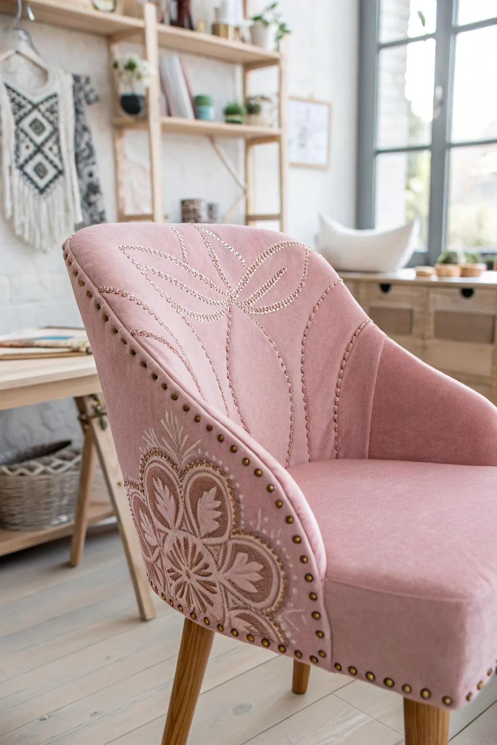 Transform your area with a hint of rose refinement and bohemian allure.