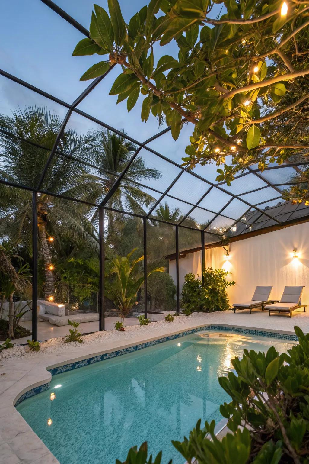 Illumination that infuses vacation vibes into your enclosure.