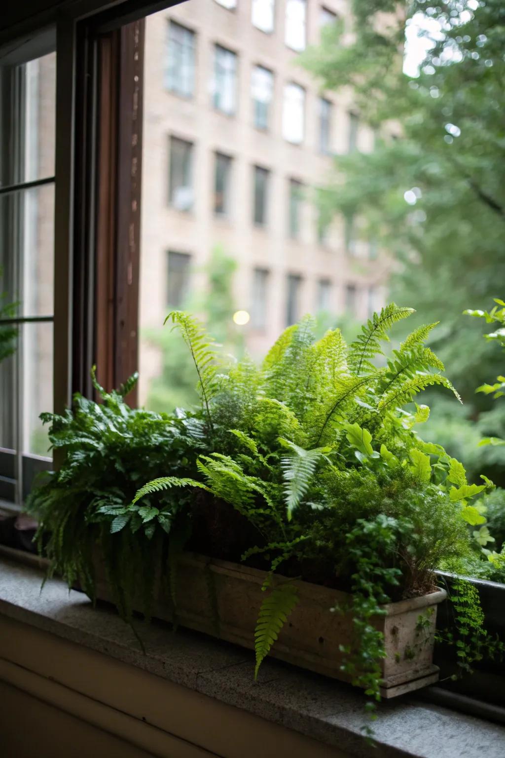 Forest Greens offer a classic greenery effect perfect for shaded spots.