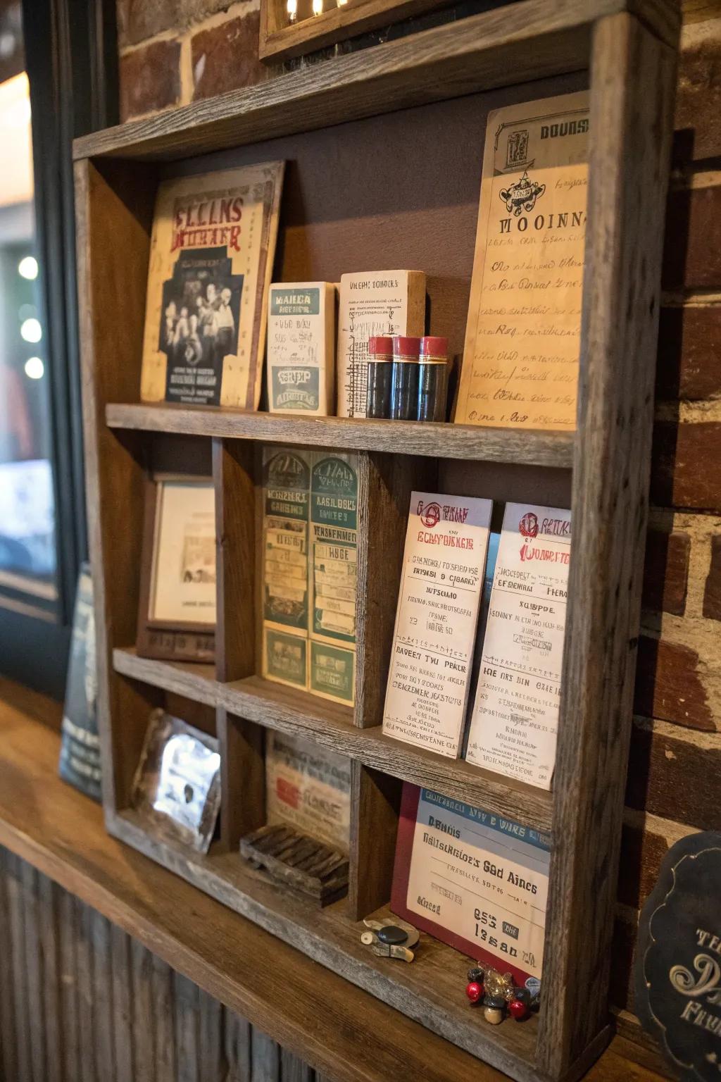 A memory spark box filled with loved memories.