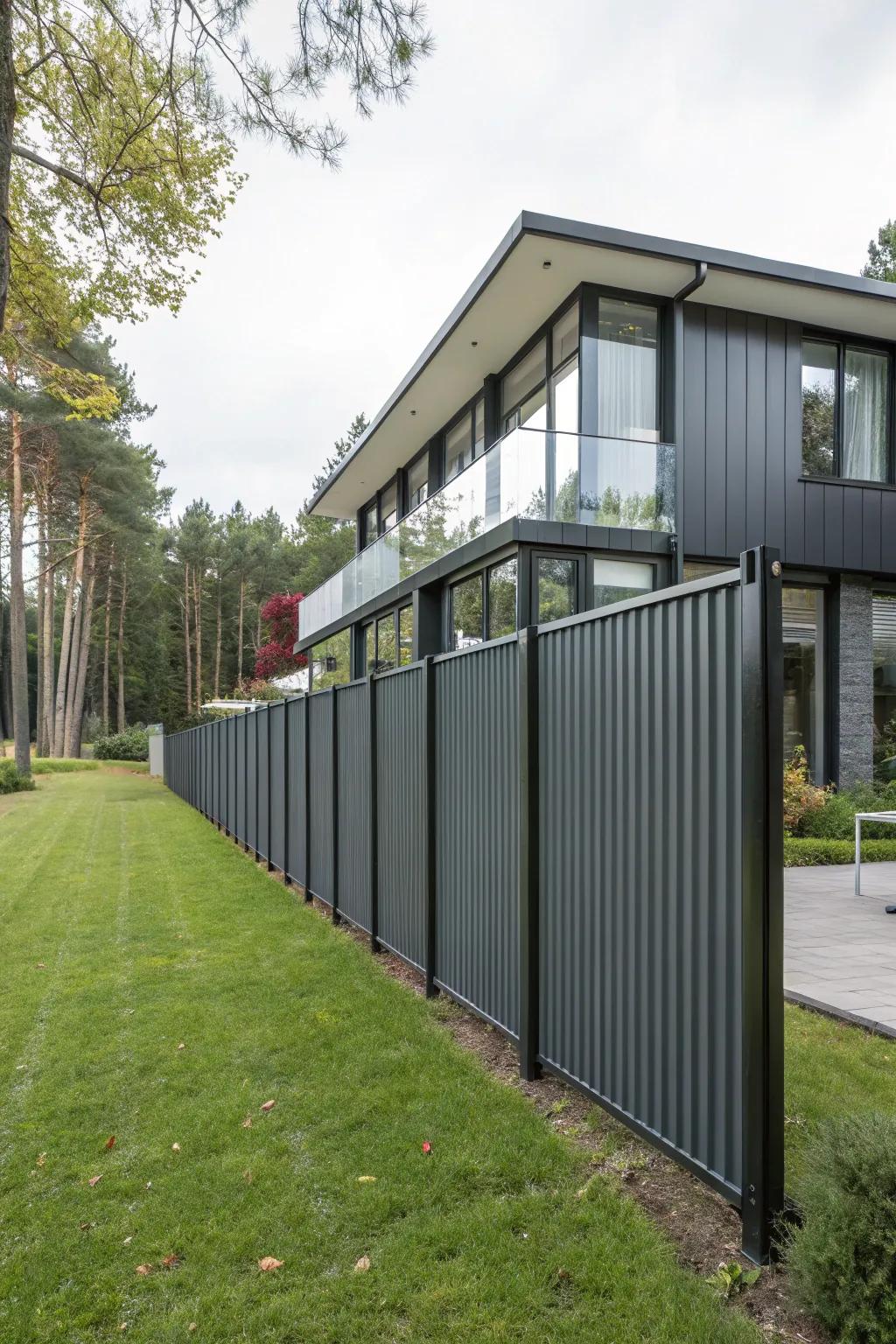 Sturdy design provides security with a fashionable flair.