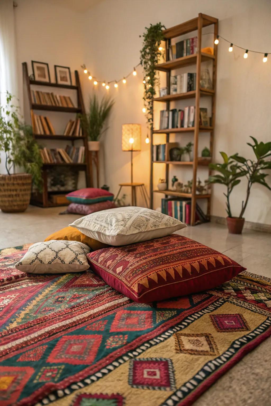 Textiles add warmth and character to a space.