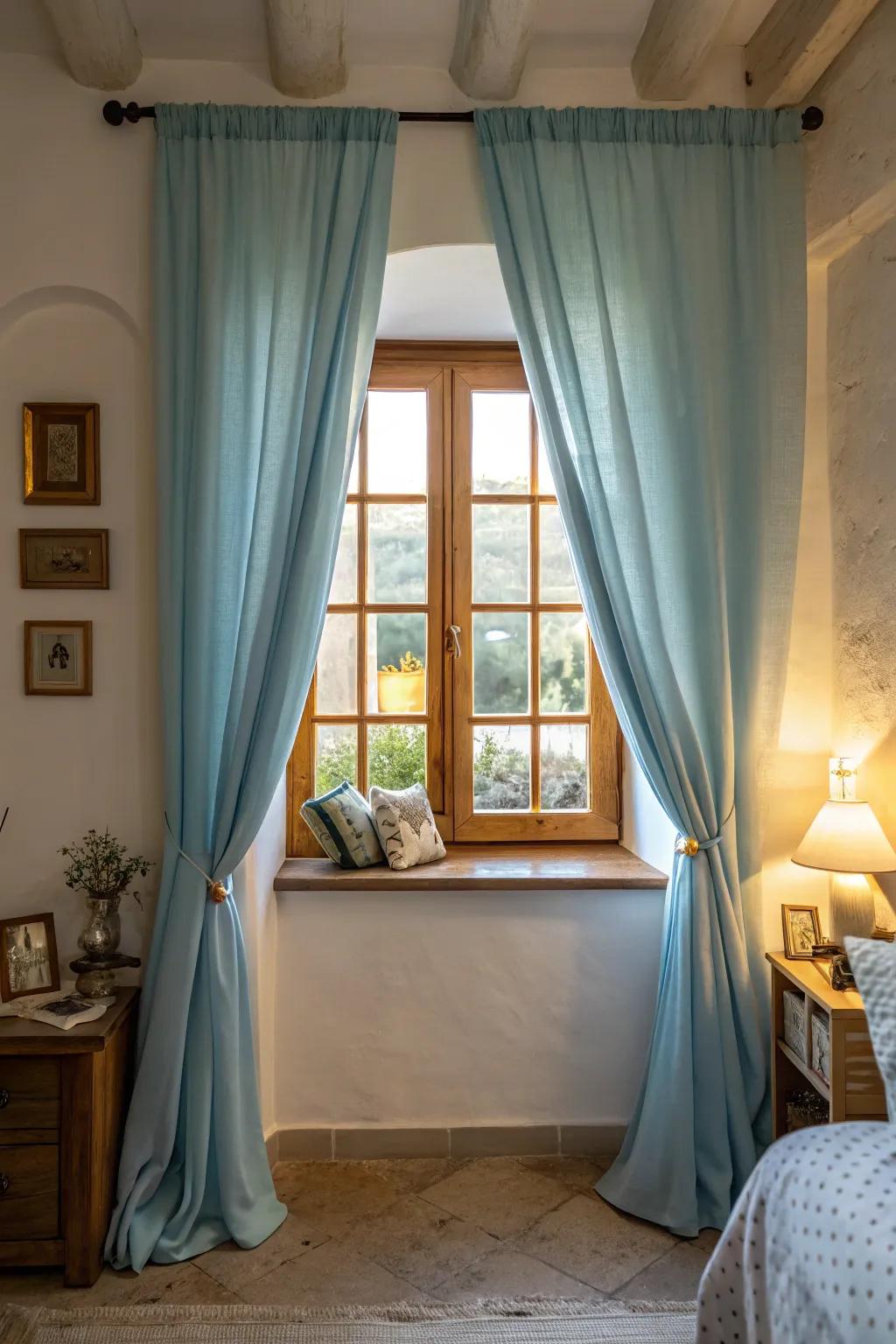 Uniform colors in gentle shades craft a tranquil and combined atmosphere.