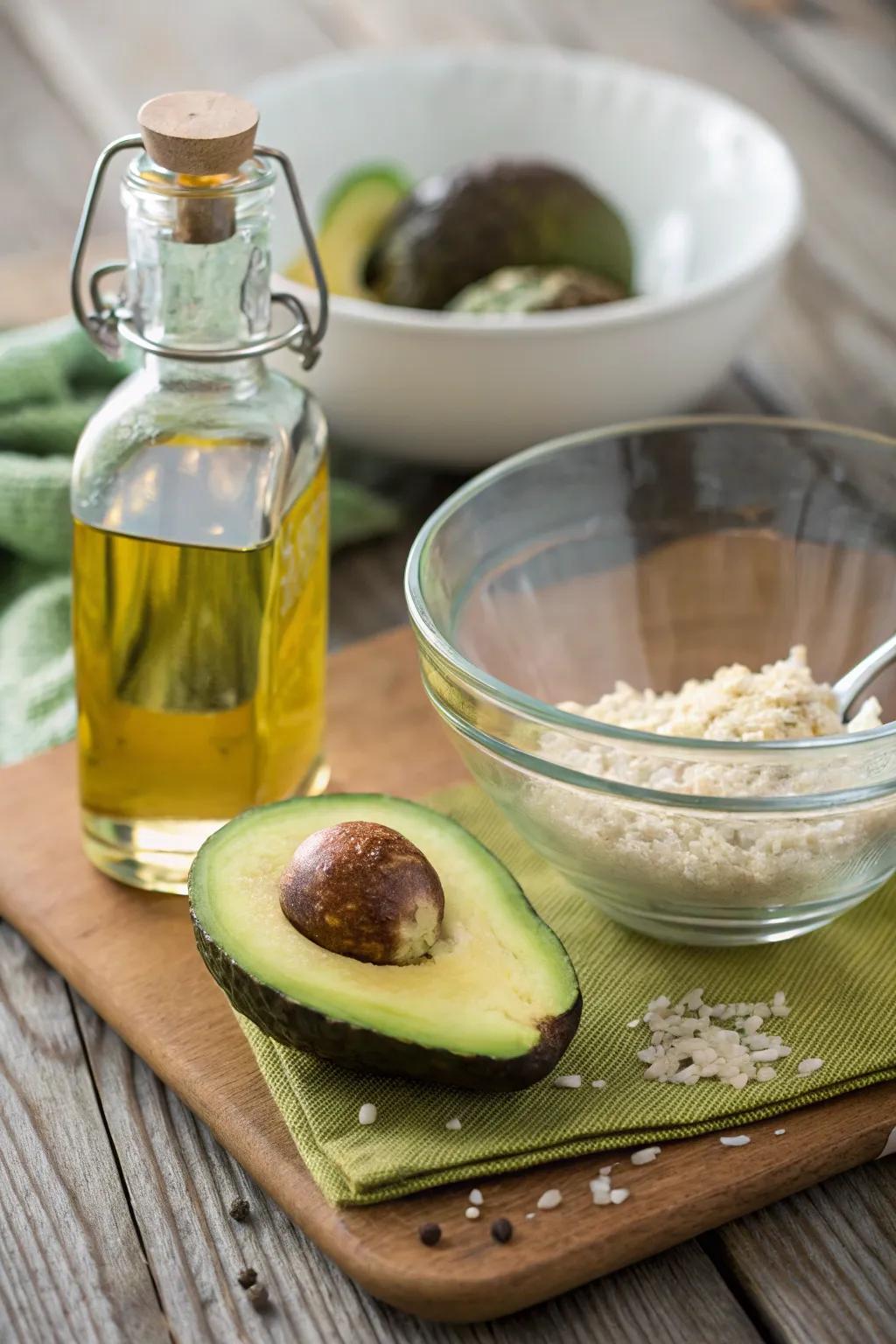 Revive hair via a self-made nourishing poultice.