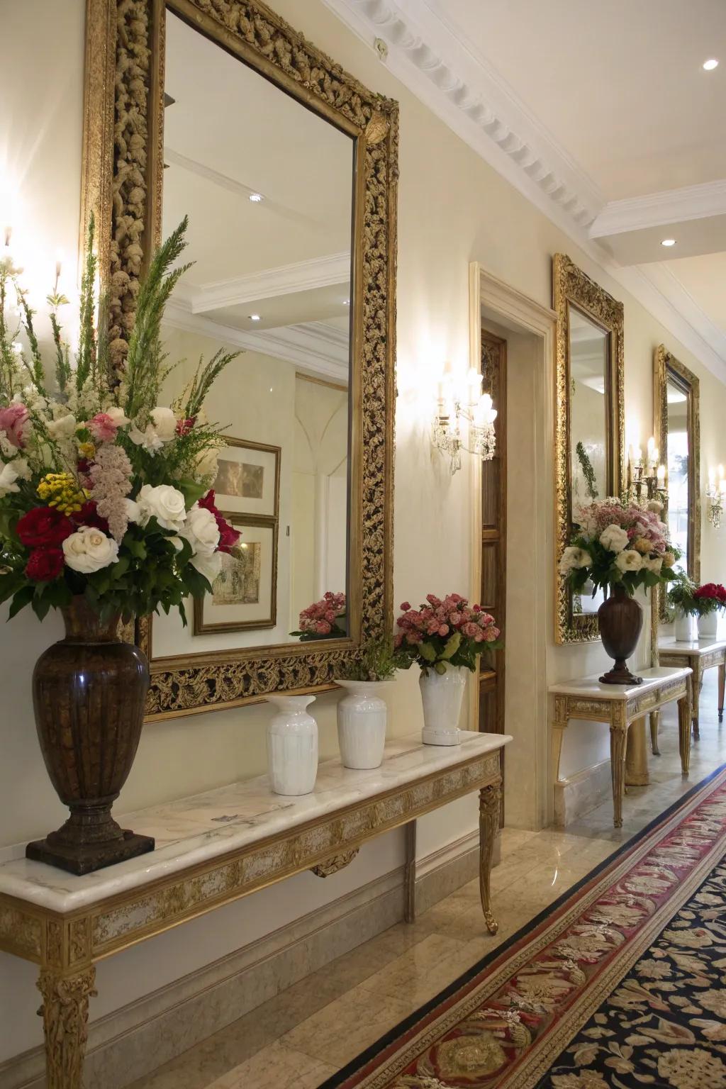 Key ornamental elements inject charm and style.