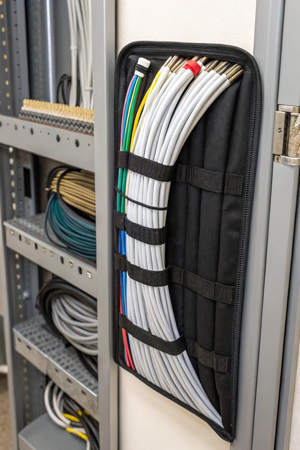 Cord wraps bundle many wires into a single unit.