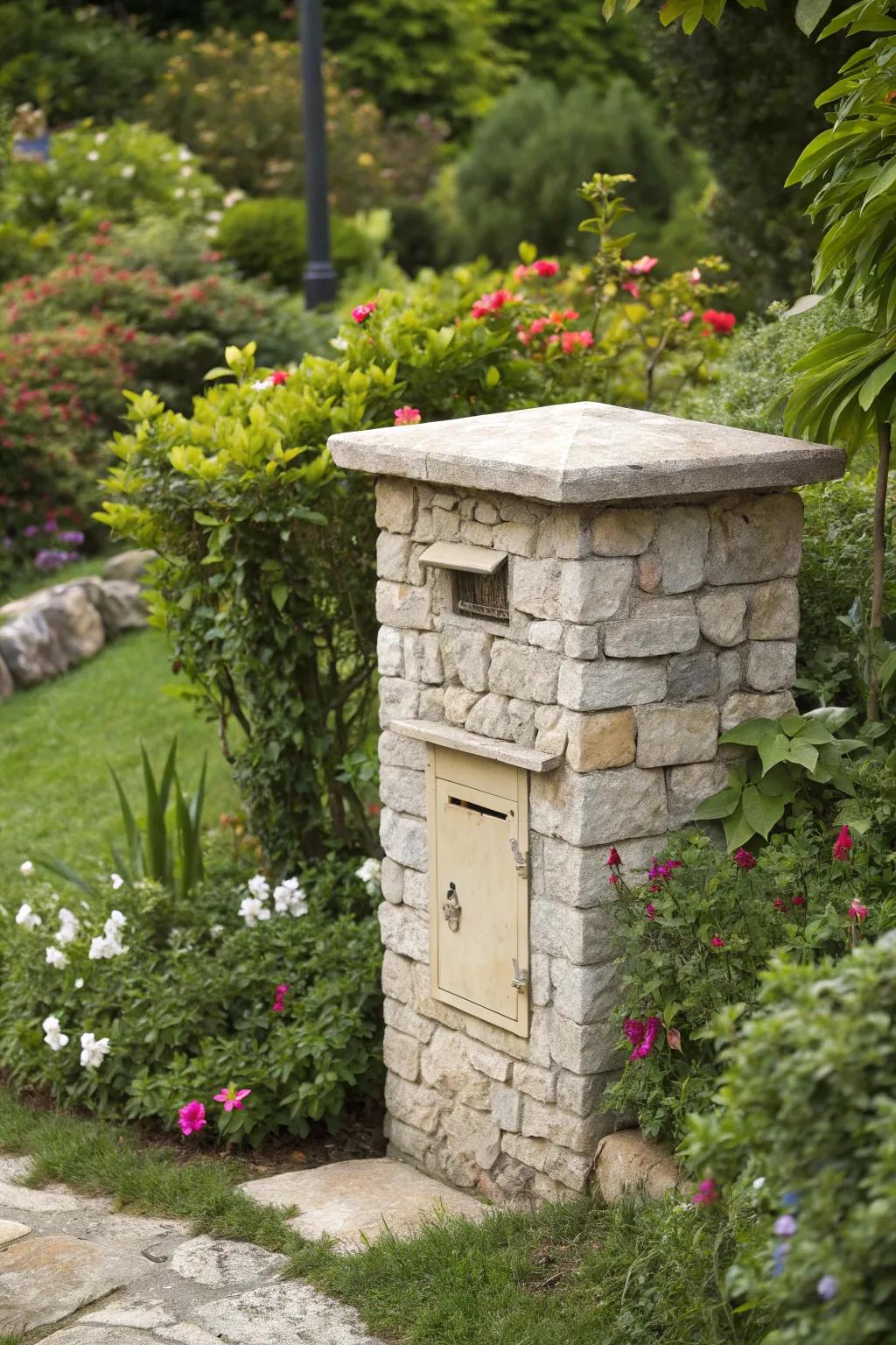 Eco-conscious rock options blend naturally with their environment.