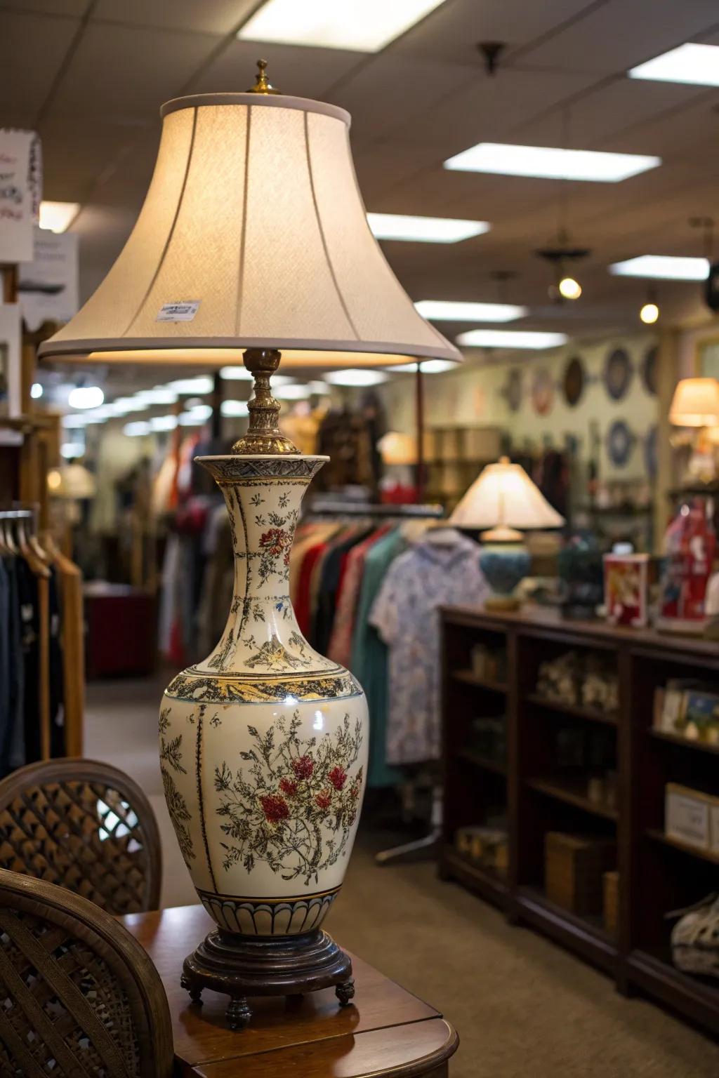 Strategic illumination spotlighting a heritage vase.