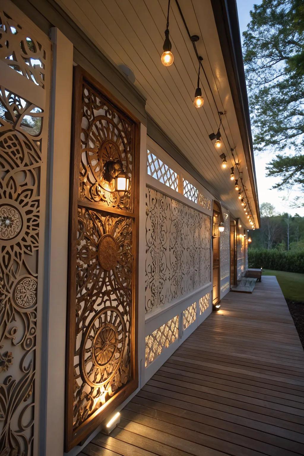 Add a modern flair with panels.