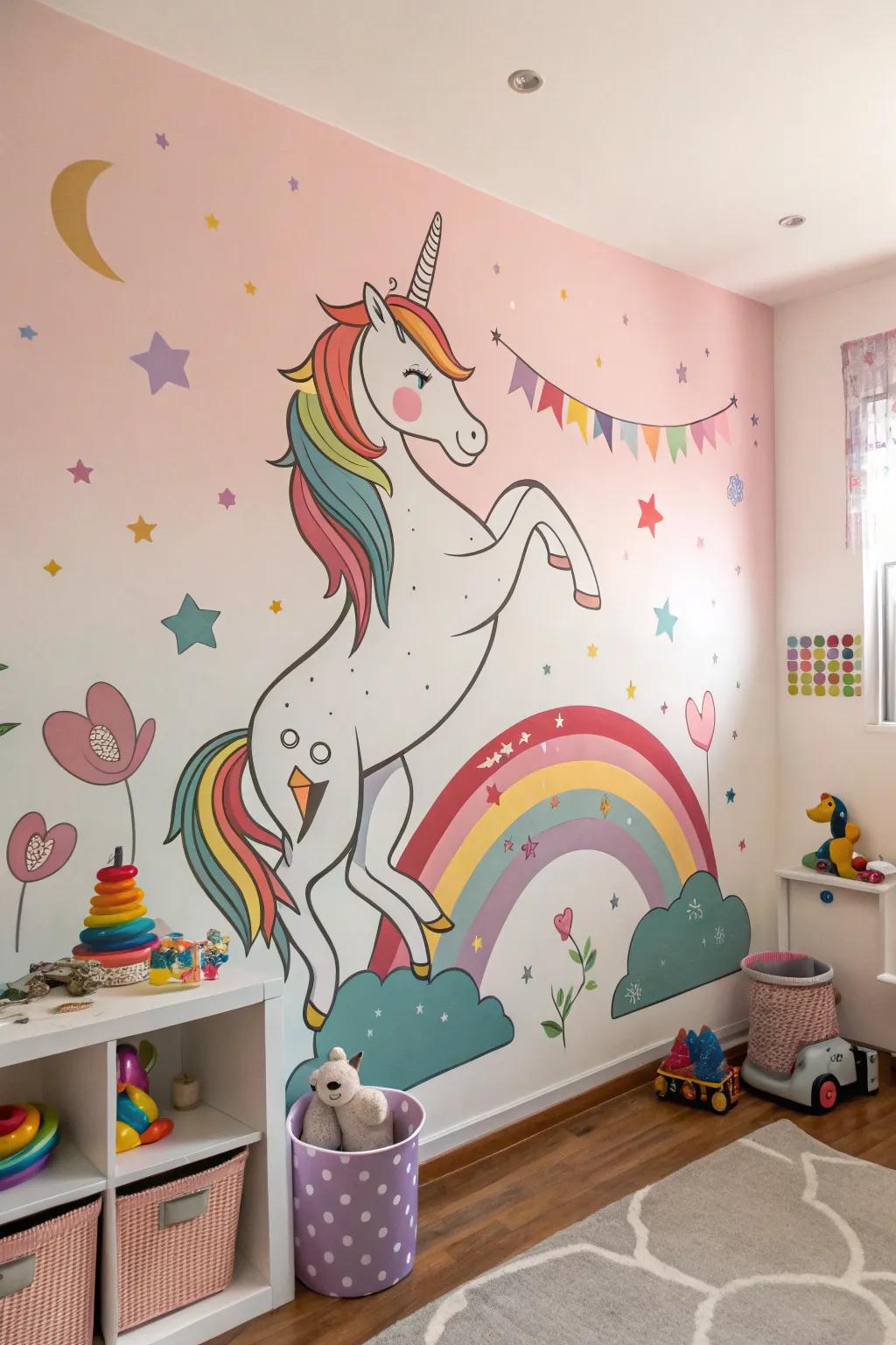 Personalized art adds a special touch to your magical creature haven.