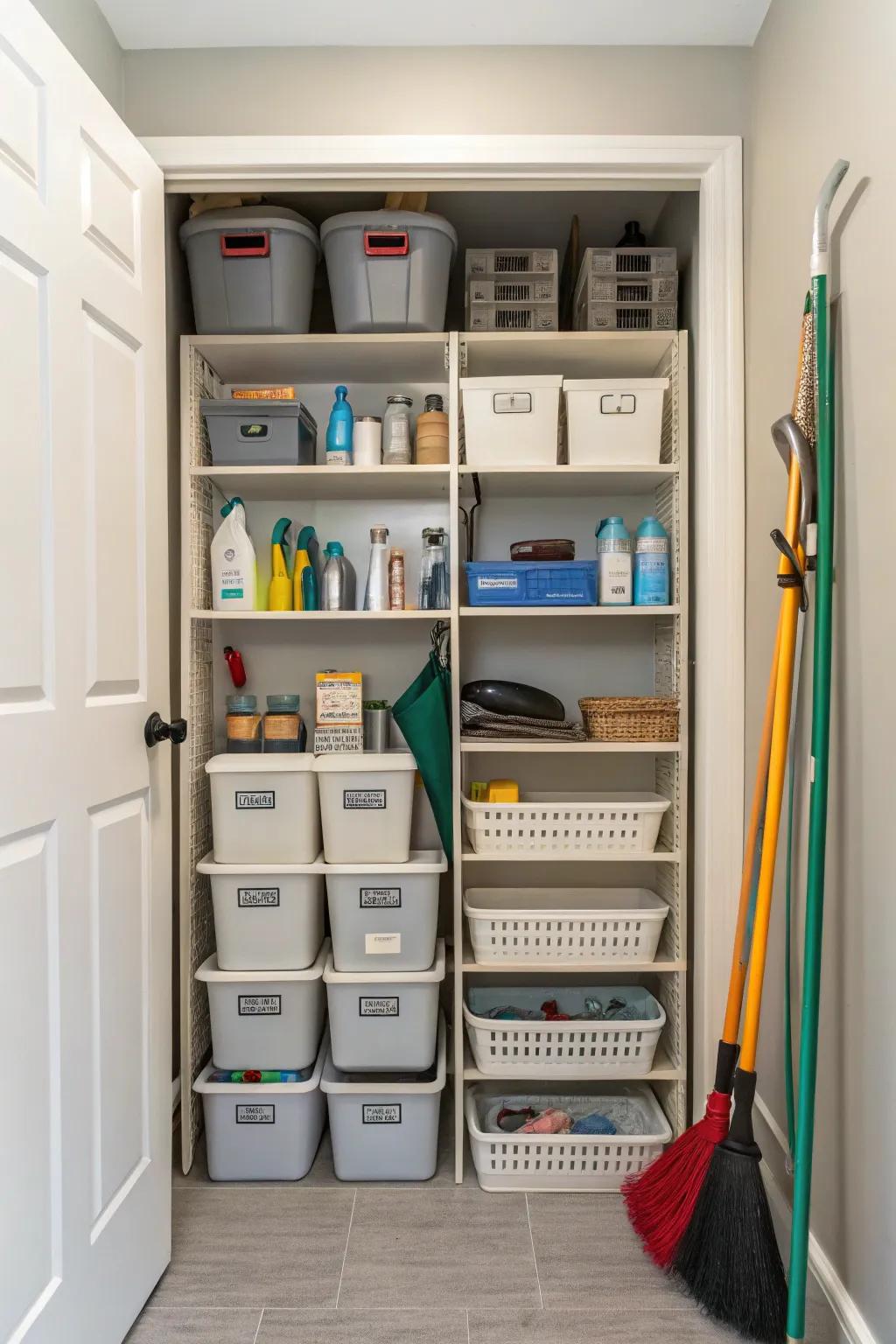 A clean and organized closet is both practical and visually appealing.