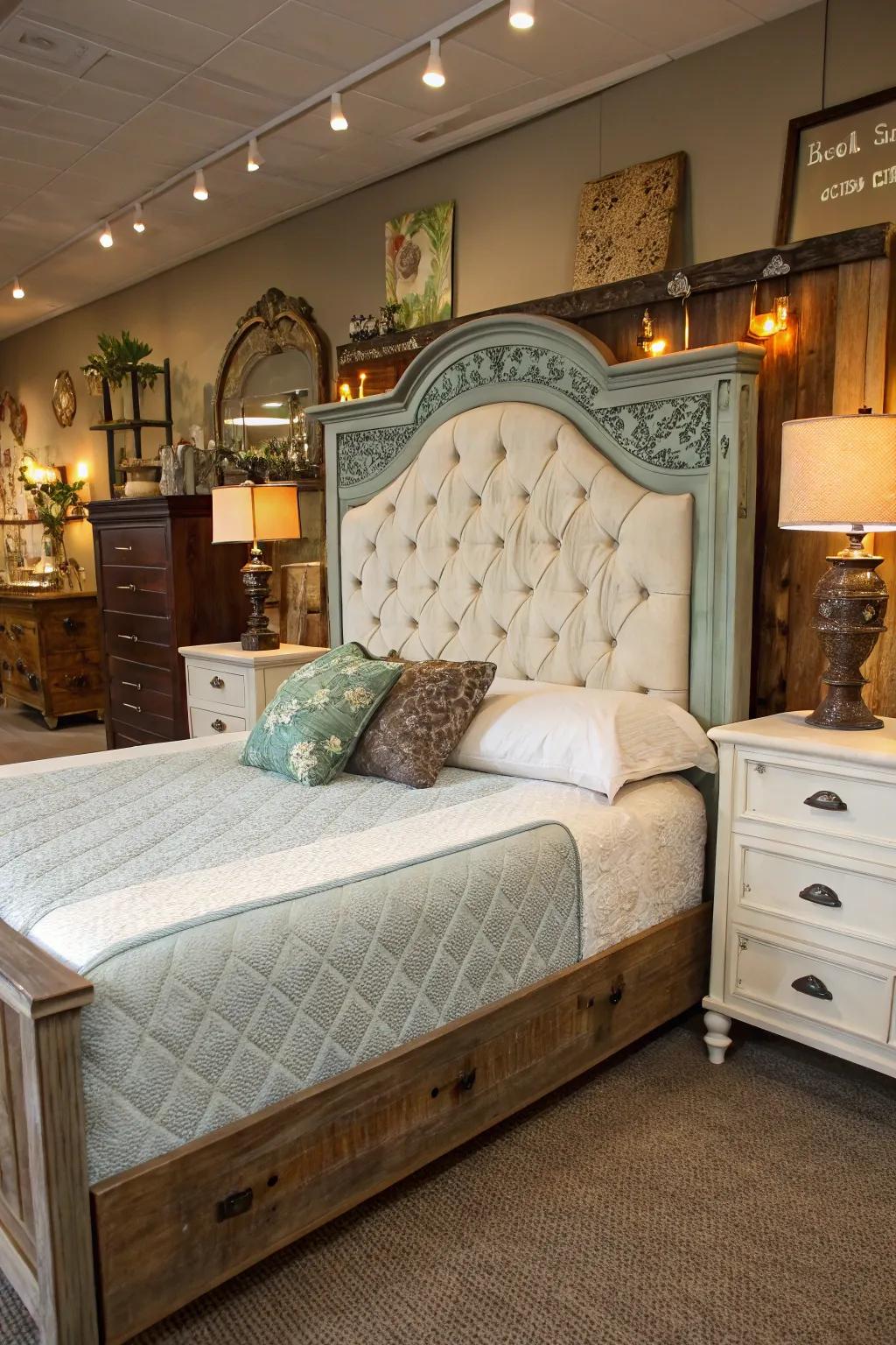 Transforming items brings creativity and individuality to your bedroom.