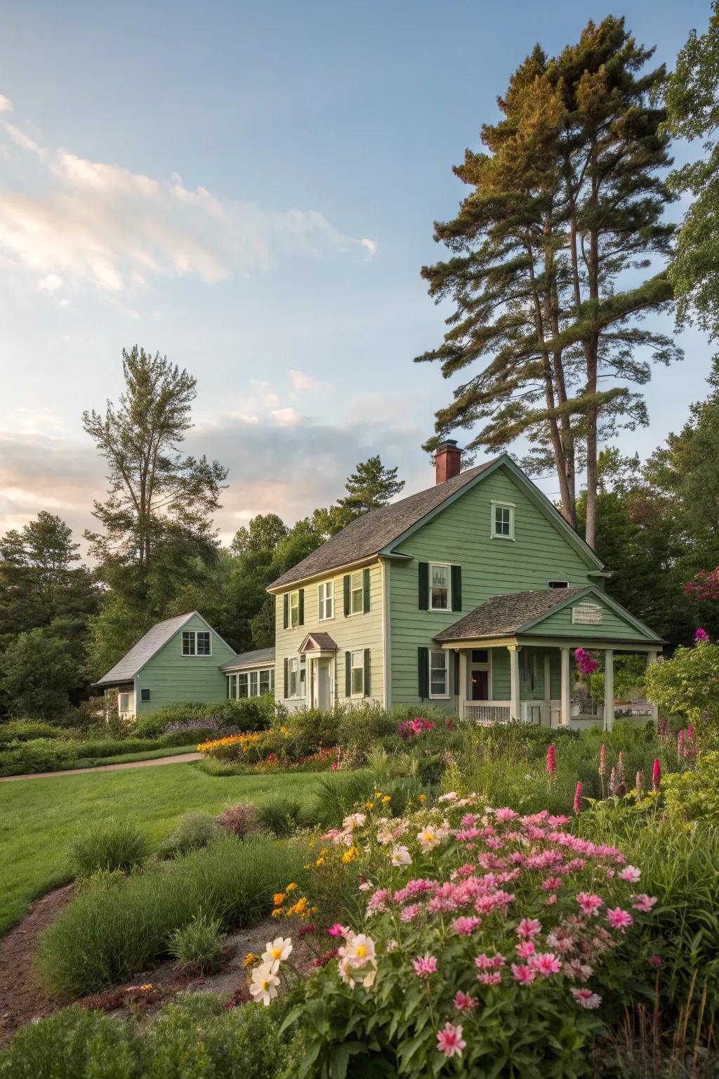  cladding creates a tranquil connection with nature.