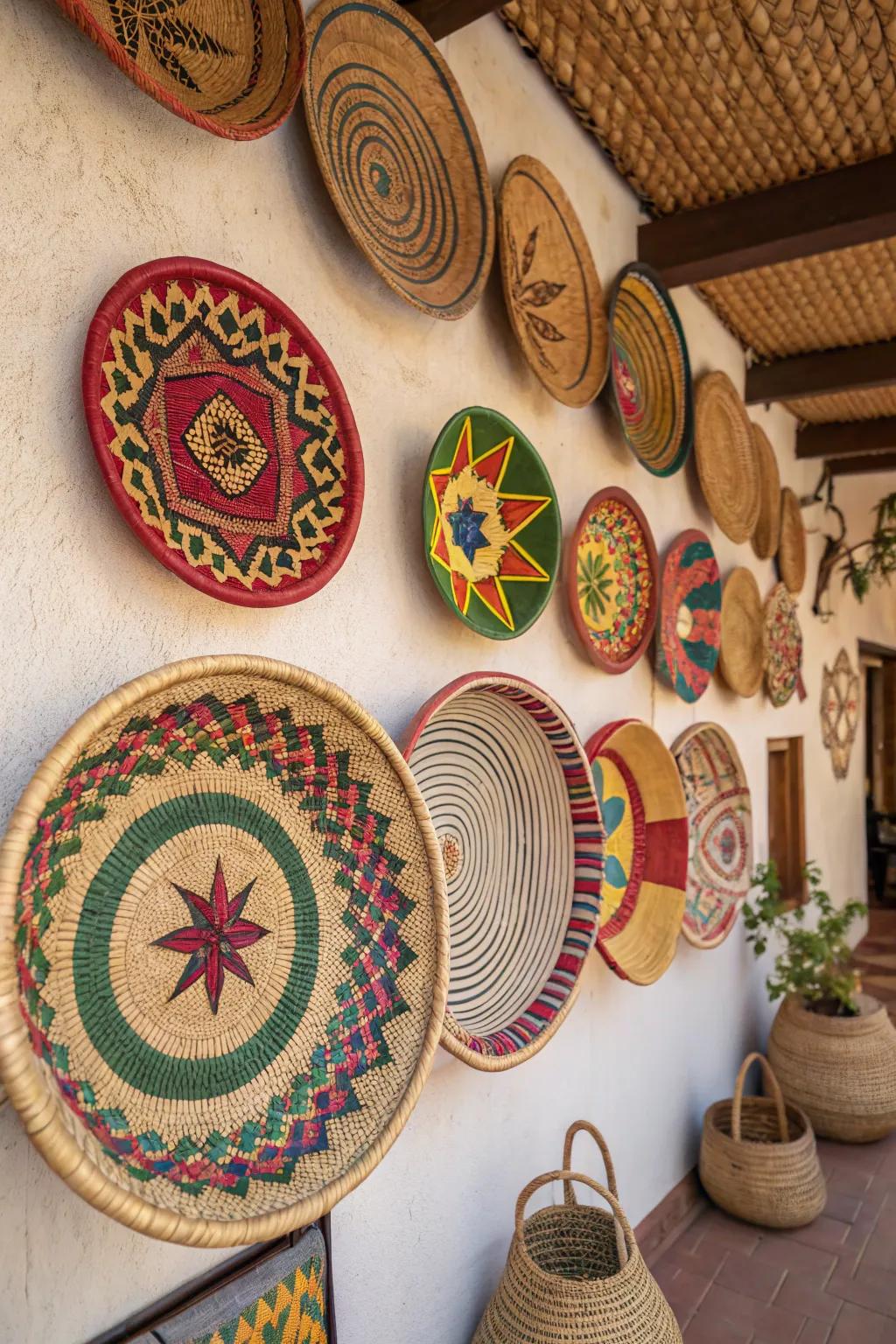 Cultural designs inject an artistic and global touch.