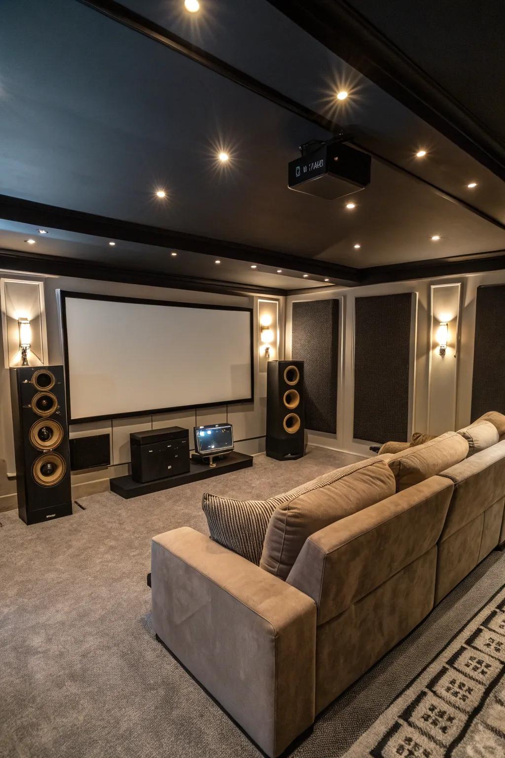 Enjoy movie nights in your own home cinema.