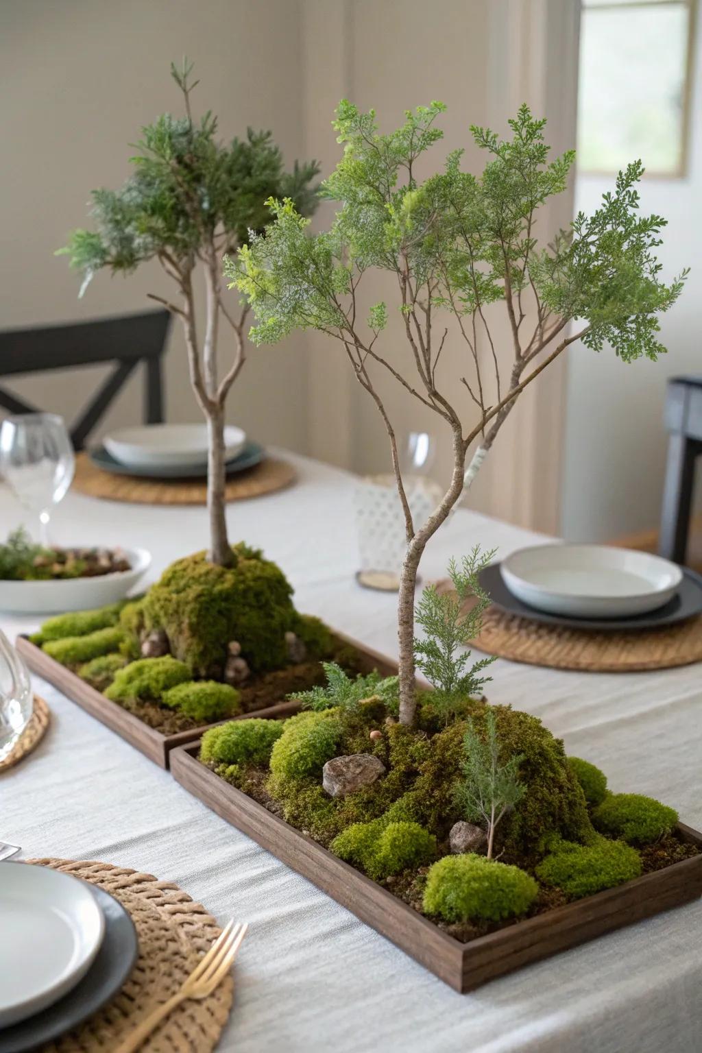 A mini winter wonderland displayed on your table.