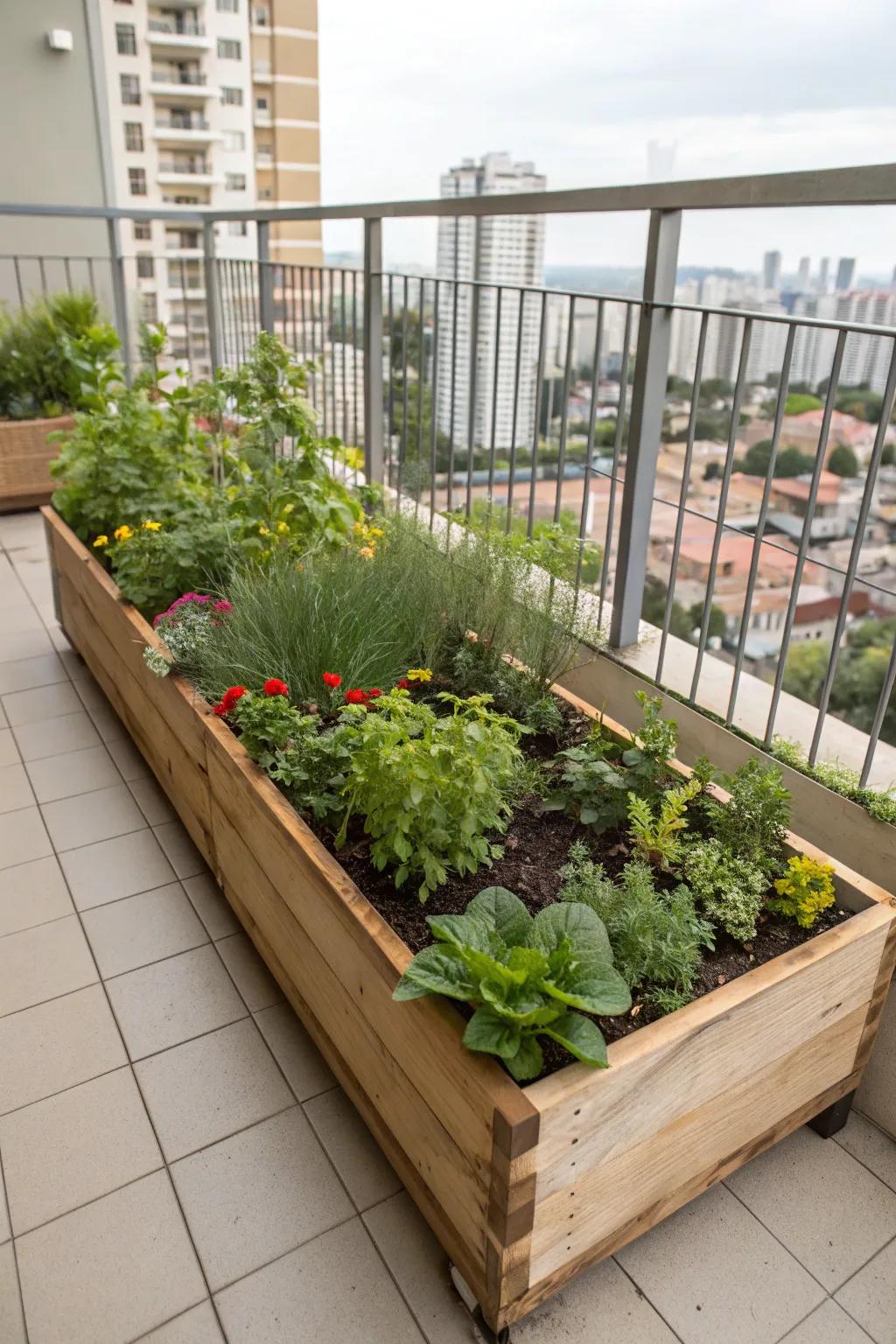 Urban gardens flourish even in small spaces.