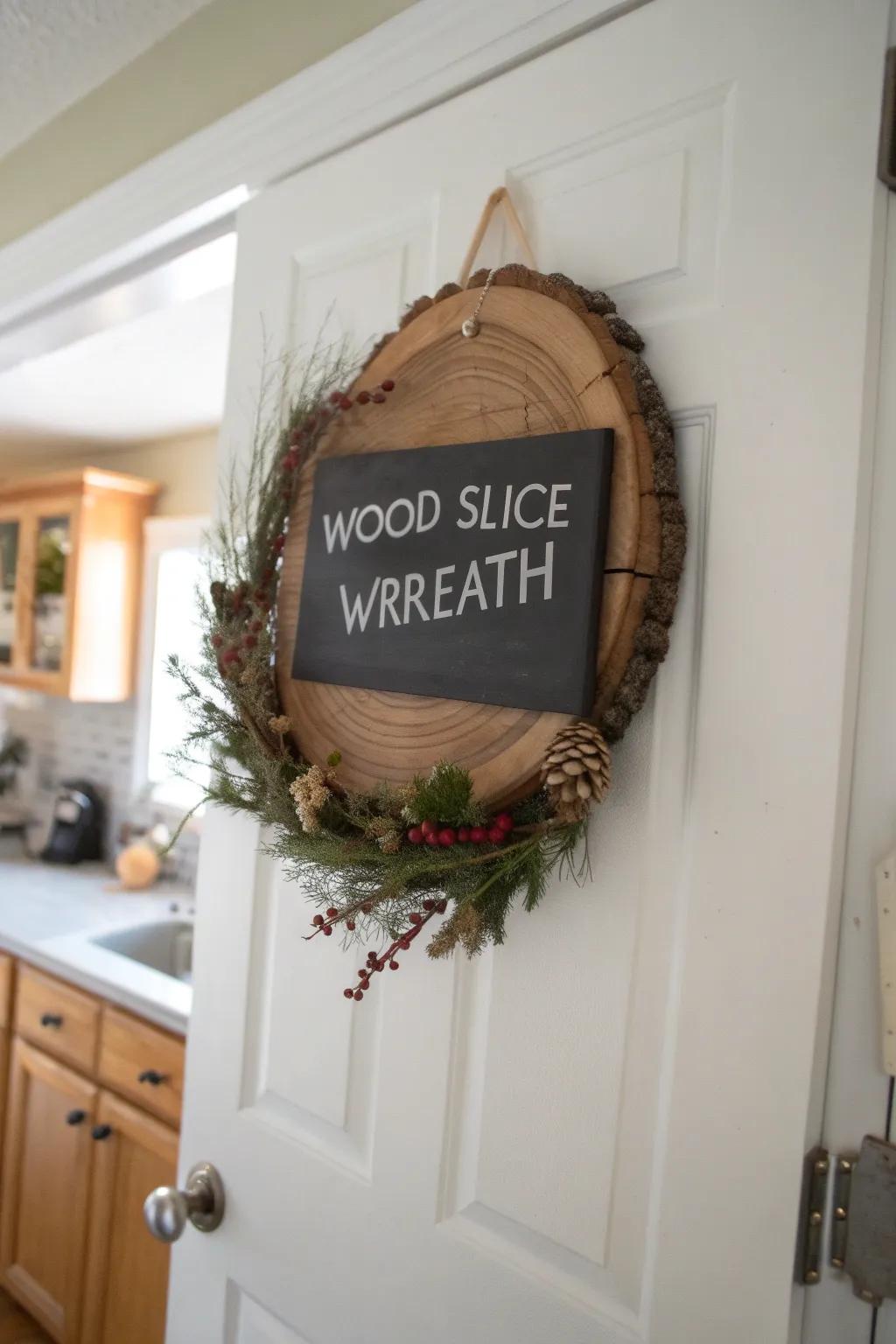 Message Board Wreath caters to adaptable salutations.