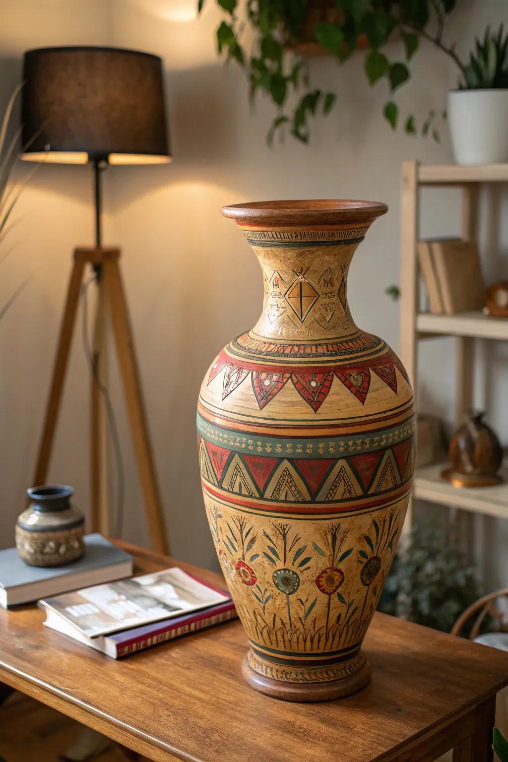 Articulate your individuality through bespoke chromatic transformations applied to timber vases.