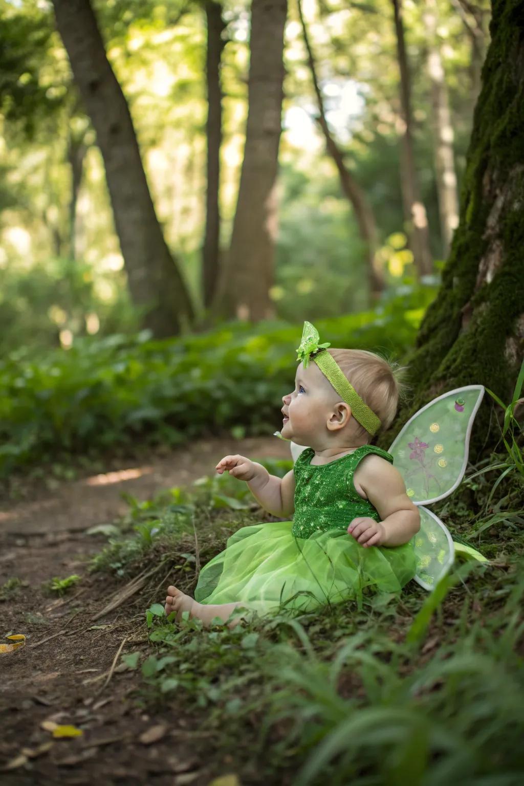 An enchanting Fae costume, perfect for a magical Halloween.