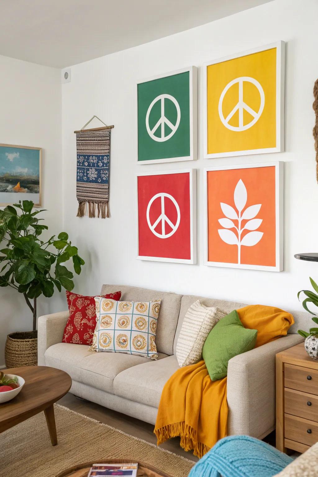 Vibrant backdrops to highlight your icons