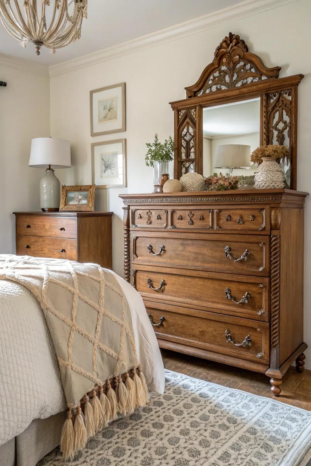 Practical furnishings blend practicality with artistic style.