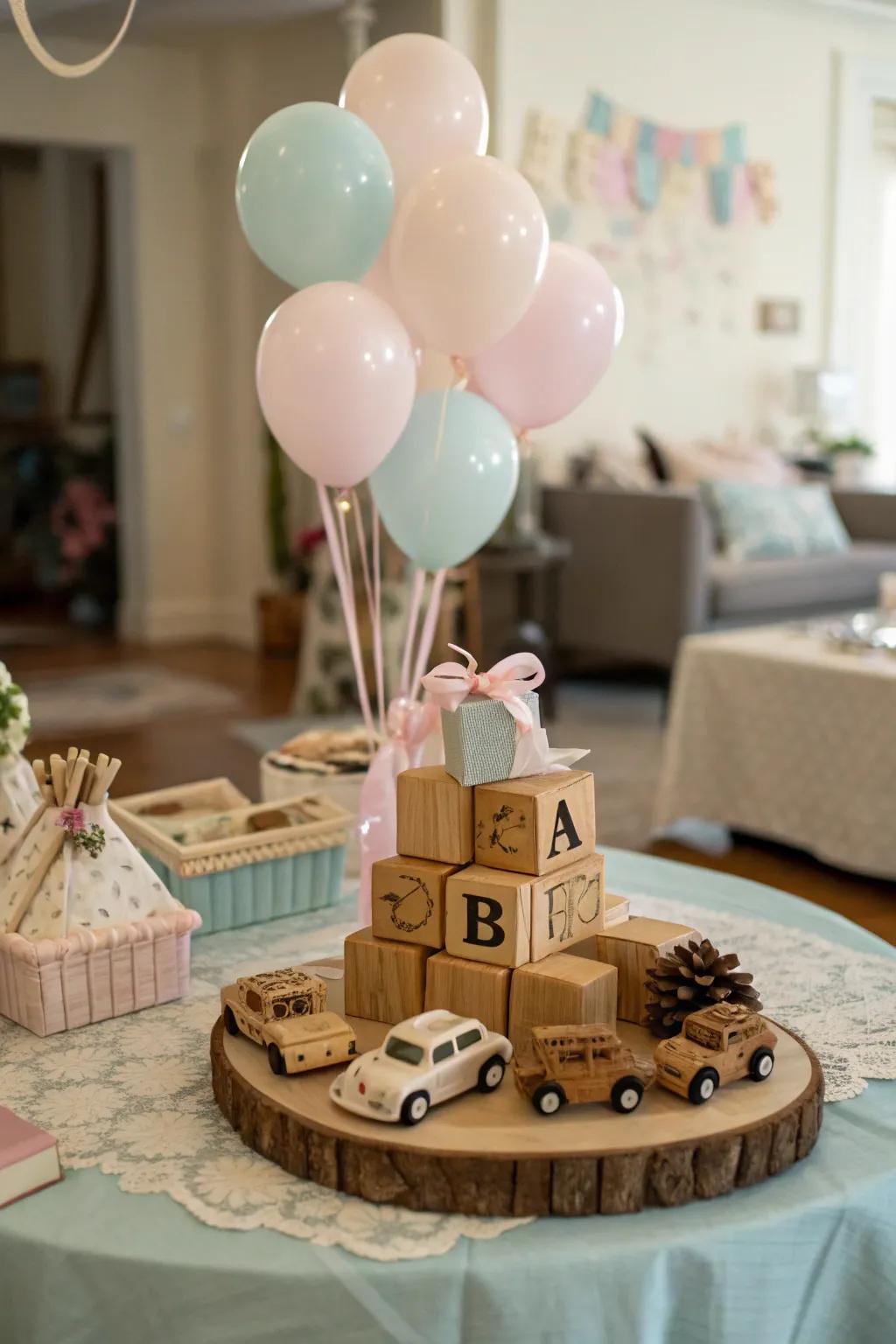 Bygone-era playthings transmit nostalgia and fascination to the table setting.