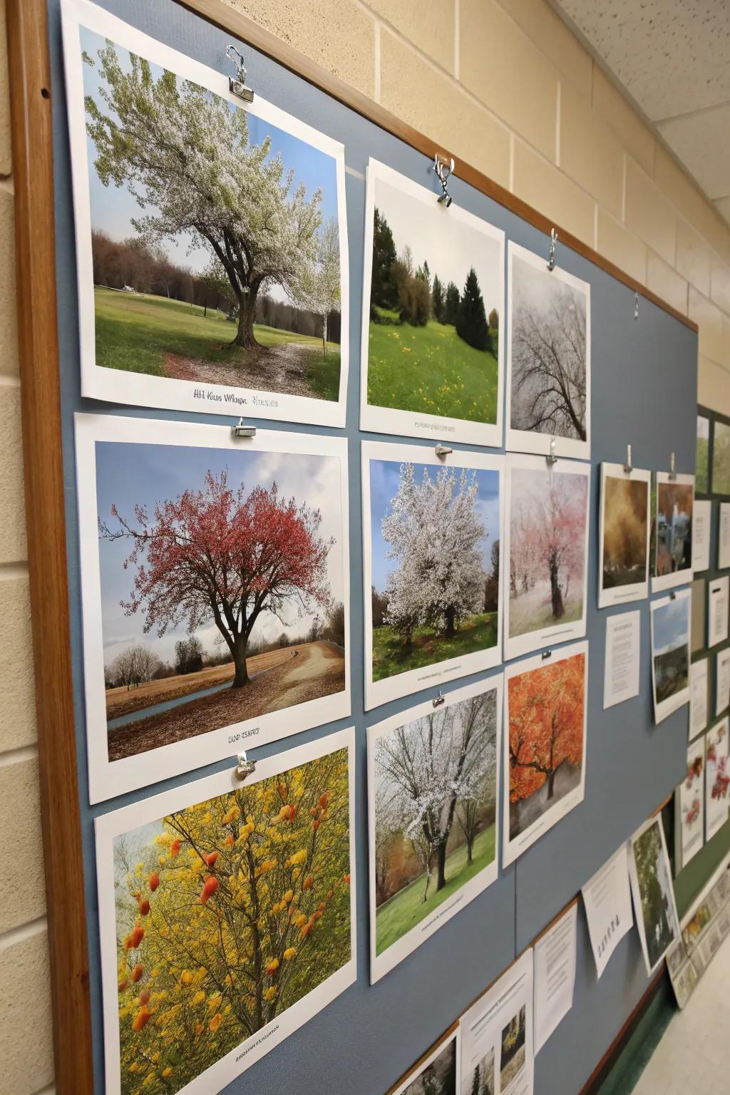 Capture the essence of the seasons using an evolving fruit tree.