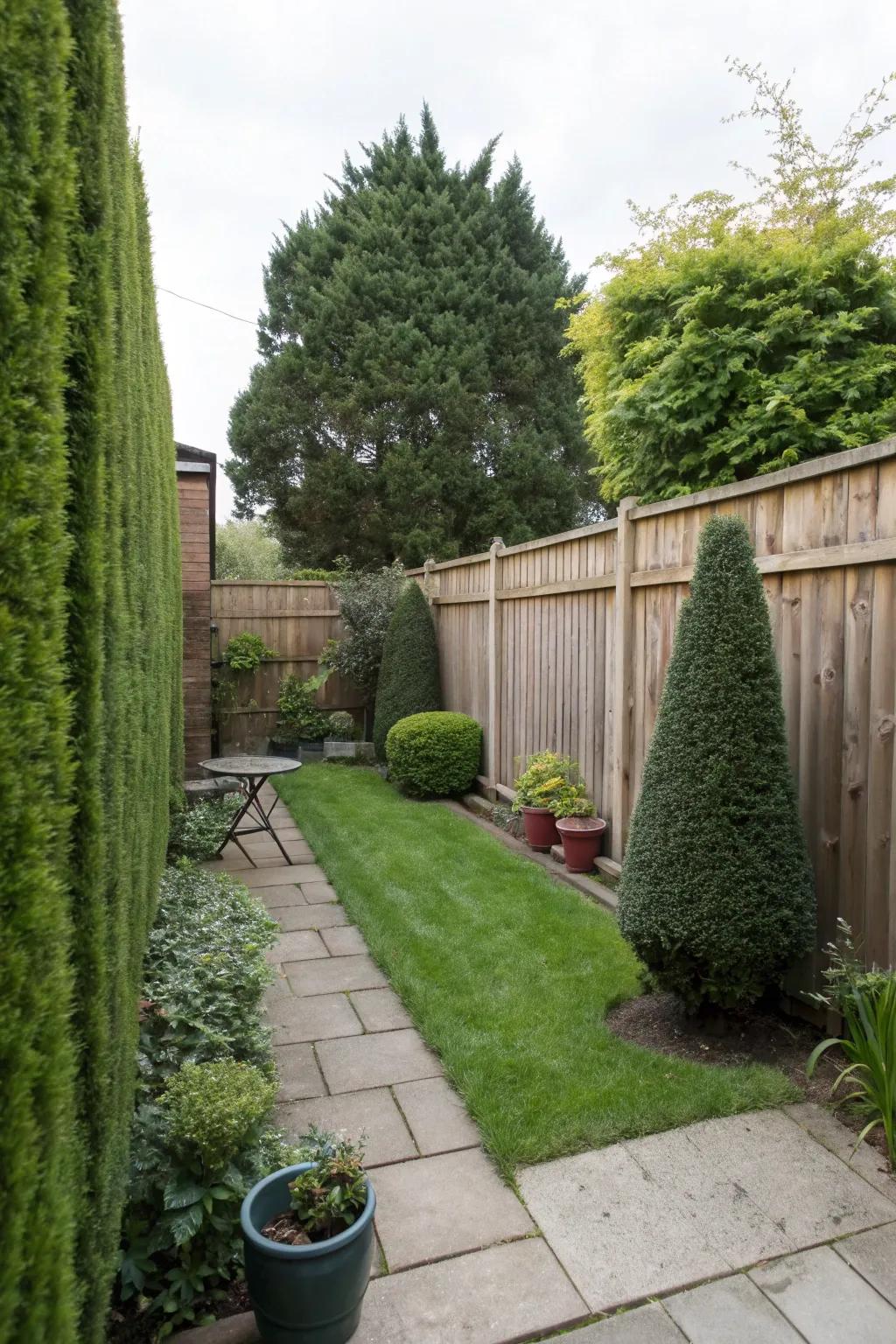 Ingenious solutions ensure privacy and add beauty.