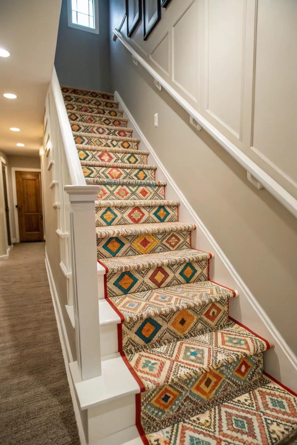 A stairway overlay enhances design and protection for your steps.