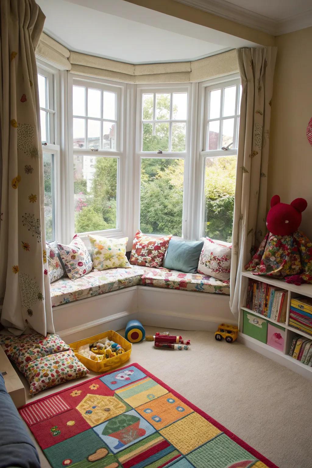 Make a playful and tidy space for kids.