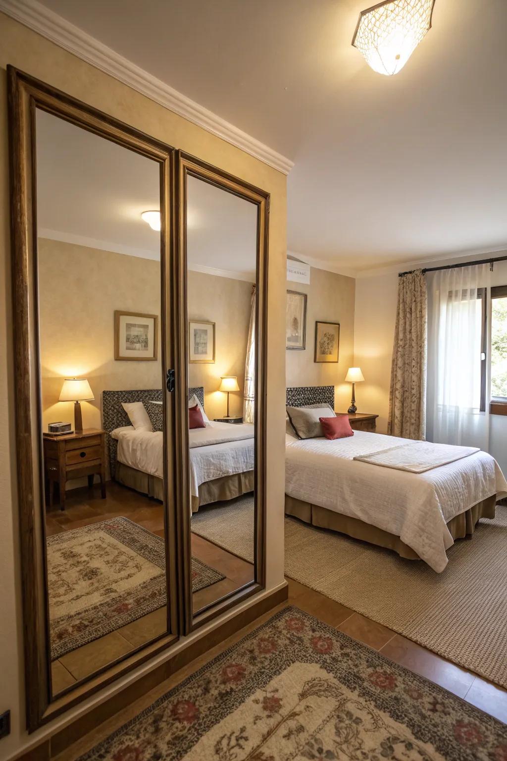 Reflectors foster a perception of spaciousness and intensify daylight.