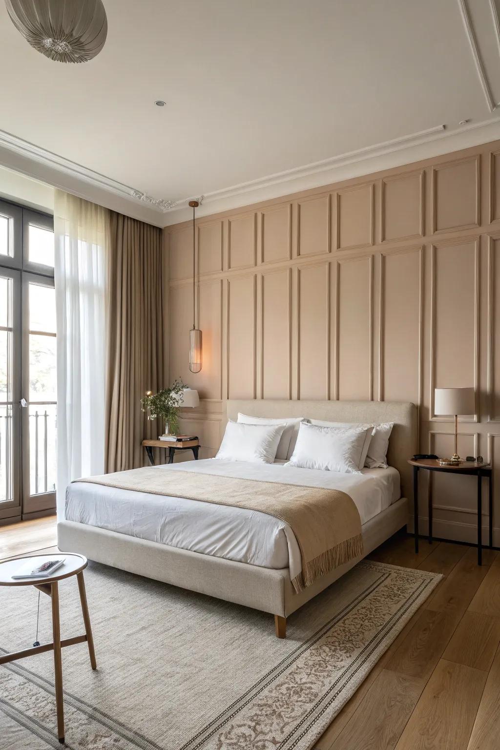 Half wall boards present a pristine and minimalist aesthetic.